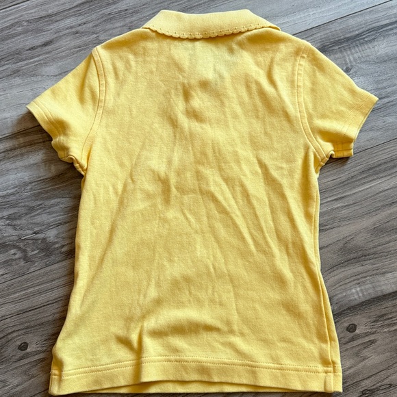 Like New Brooks Brothers Fleece Kids Yellow Polo Shirt - Picture 3 of 4